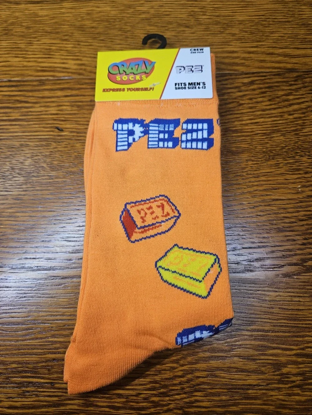 Crazy Socks Pez Candies Funny Novelty Socks